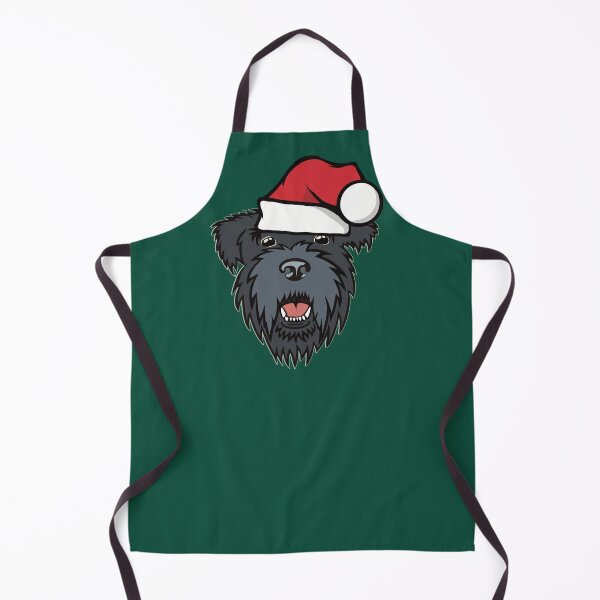 Item preview, Schnauzer Christmas Santa Happy Holidays Ho Ho Ho  designed and sold by JDHardie.