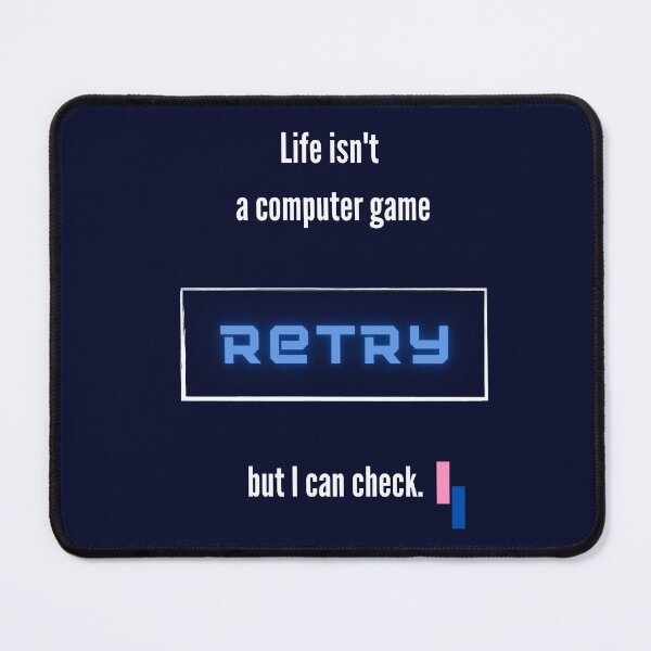 Item preview, Gamer starts again - Retry Mode Activated designed and sold by zanifun.