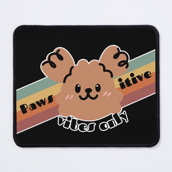 Item preview, Pawsitive Vibes Only | Cute Retro Puppy designed and sold by Kimochi-Shop.