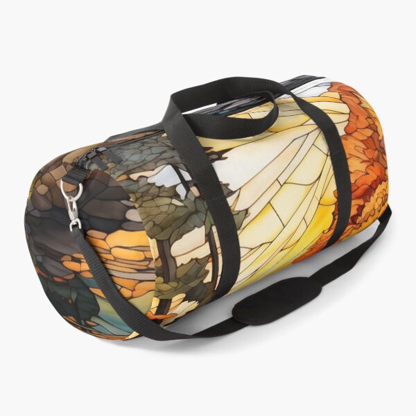 Item preview, Stained Glass Sunset Over Arched Stone Bridge designed and sold by Matt's Artificial Nature.