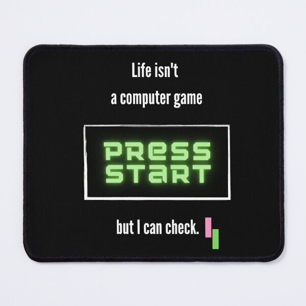 Item preview, Gamer press start in life designed and sold by zanifun.
