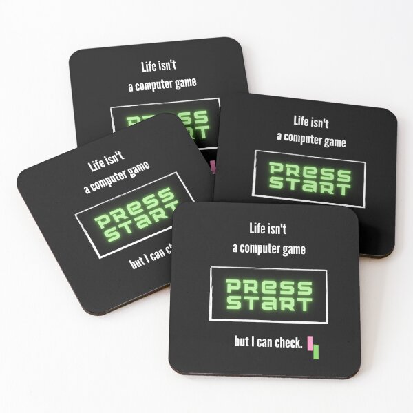 Item preview, Gamer press start in life designed and sold by zanifun.
