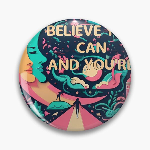 Item preview, Personalized products with text: Belive You Can and You're Halfway There designed and sold by ShoppingKazkar.