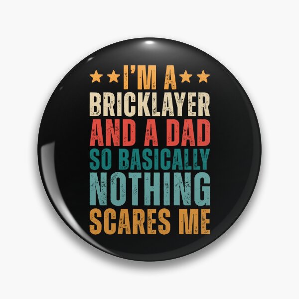Item preview, Retro Bricklayer And A Dad designed and sold by kamrankhan.