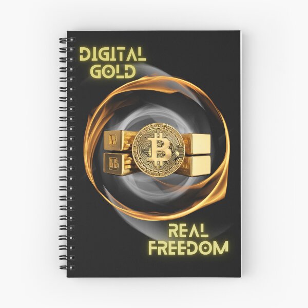 Item preview, White digital gold Bitcoin designed and sold by WhatYouNeedNow.