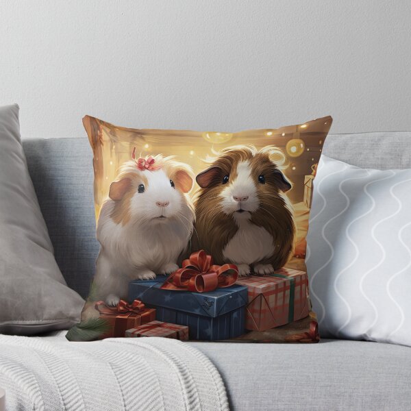 Item preview, Christmas two cute guinea pigs designed and sold by WallyPink.