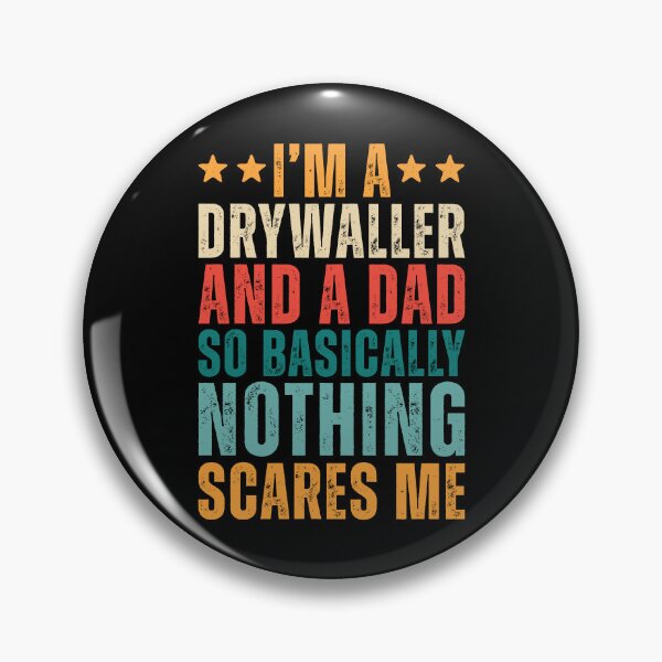 Item preview, Retro Drywaller And A Dad designed and sold by kamrankhan.
