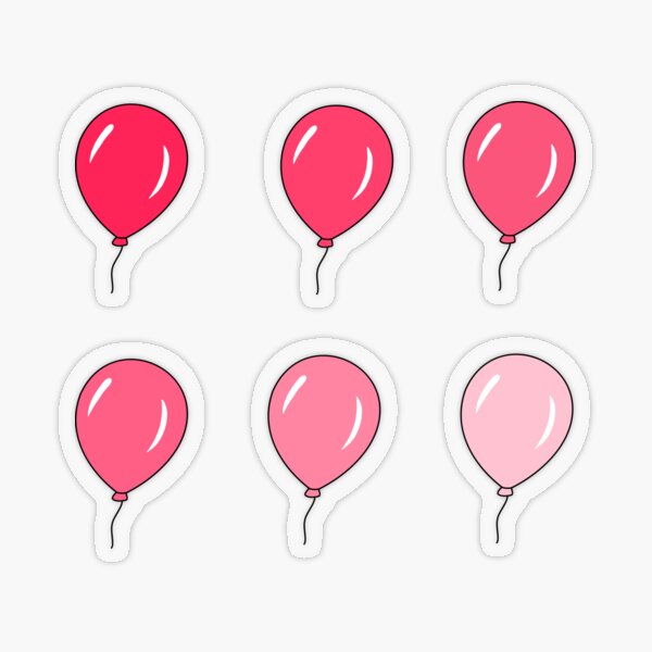 Balloons Sticker for Sale by emmanorthman