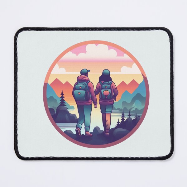 Item preview, Couple hiking wild adventure designed and sold by TheRightHonMP.