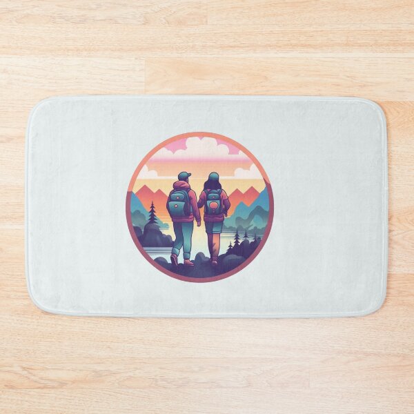 Item preview, Couple hiking wild adventure designed and sold by TheRightHonMP.