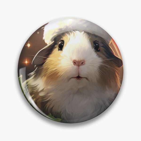 Item preview, Santa Claus as a guinea pig for Christmas designed and sold by WallyPink.