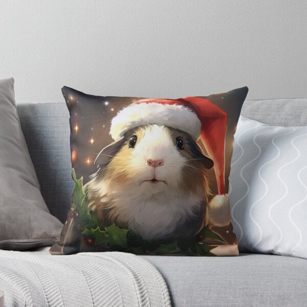 Item preview, Santa Claus as a guinea pig for Christmas designed and sold by WallyPink.
