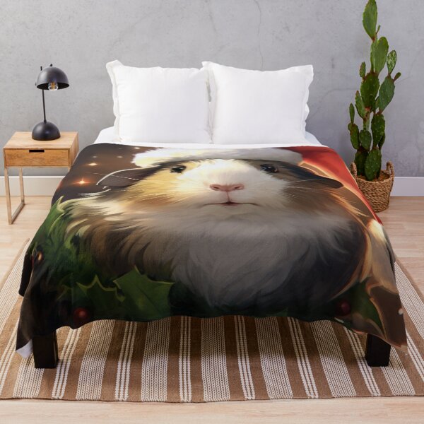 Item preview, Santa Claus as a guinea pig for Christmas designed and sold by WallyPink.