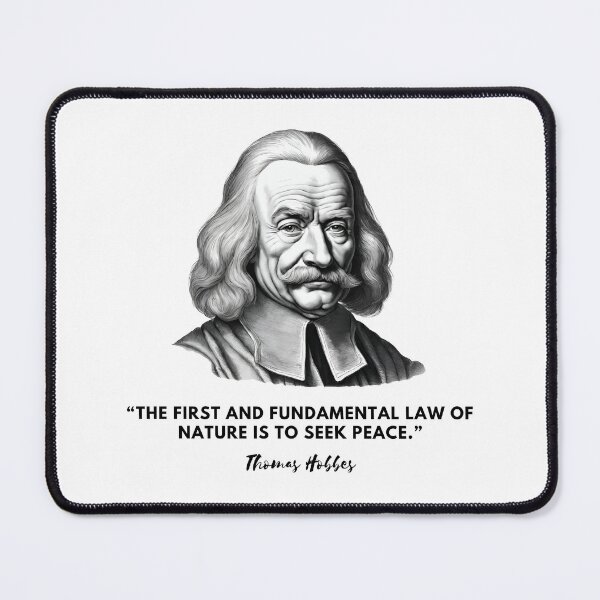 Item preview, Seek peace with Thomas Hobbes designed and sold by CachoGlorious.