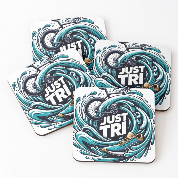 Item preview, Just Tri: Triathlon Motivation Inspired by Iconic Slogan designed and sold by Triathlongram.