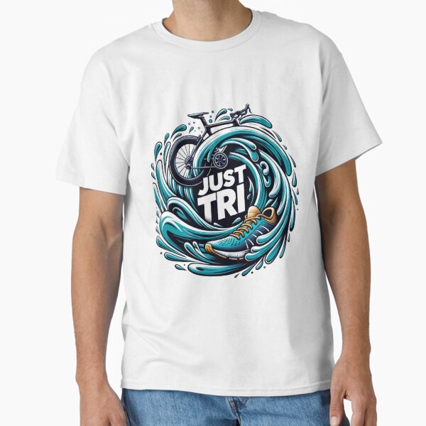 Item preview, Just Tri: Triathlon Motivation Inspired by Iconic Slogan designed and sold by Triathlongram.