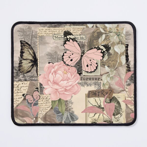 Item preview, Vintage collage flower designed and sold by TUKITUART.