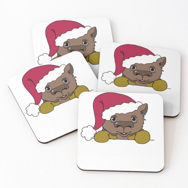 Item preview, "Wombat Santa" 1 | Merry Christmas designed and sold by LiseHoltArt.