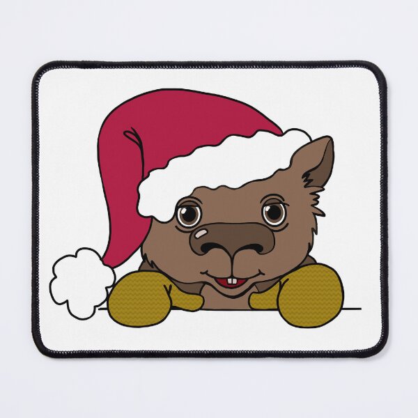 Item preview, "Wombat Santa" 1 | Merry Christmas designed and sold by LiseHoltArt.