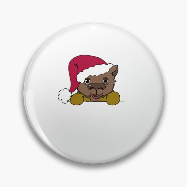 Item preview, "Wombat Santa" 2 | Merry Christmas designed and sold by LiseHoltArt.