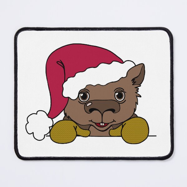 Item preview, "Wombat Santa" 2 | Merry Christmas designed and sold by LiseHoltArt.