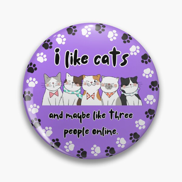 Item preview, I like cats, and maybe like three people online. designed and sold by Ravynia.