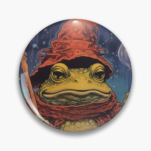 Item preview, Wizard Toad Frog on a Journey designed and sold by egneveRArt.