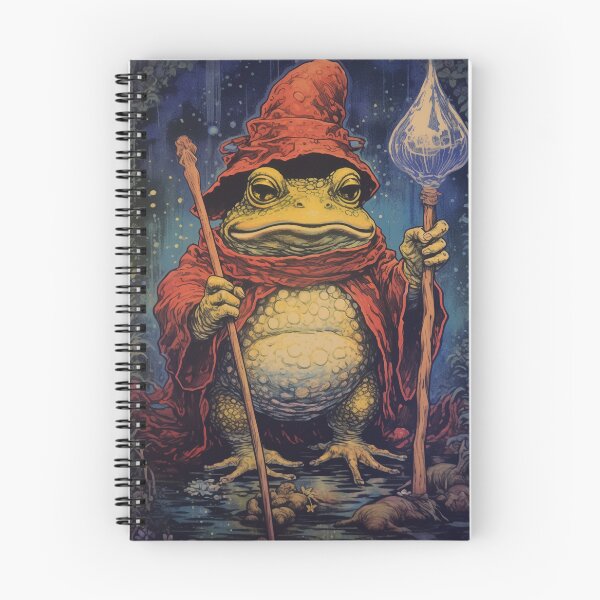 Item preview, Wizard Toad Frog on a Journey designed and sold by egneveRArt.