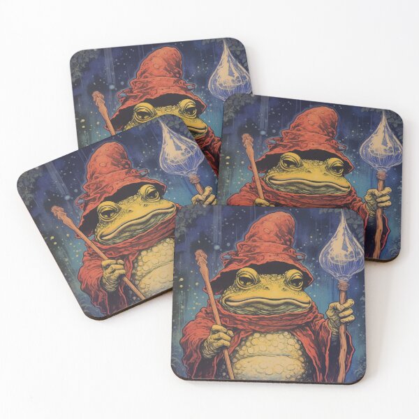 Item preview, Wizard Toad Frog on a Journey designed and sold by egneveRArt.