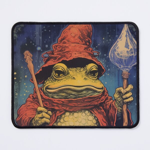 Item preview, Wizard Toad Frog on a Journey designed and sold by egneveRArt.
