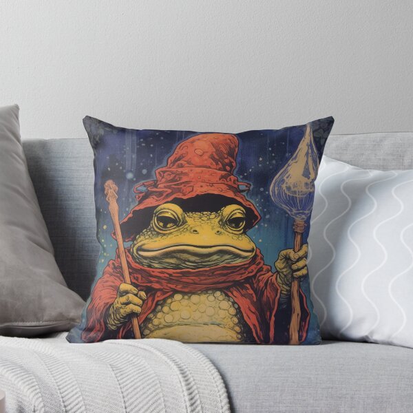 Item preview, Wizard Toad Frog on a Journey designed and sold by egneveRArt.