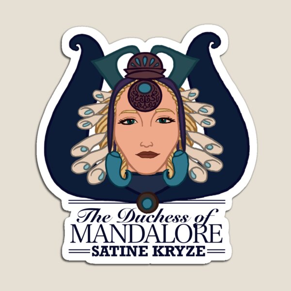 Vista previa del artículo con la obra «Satine Kryze - Duquesa de Mandalore», diseñado y vendido por MercyAmeliaSong.