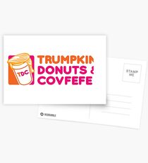 Trumpkin' Donuts & Covfefe Postcards