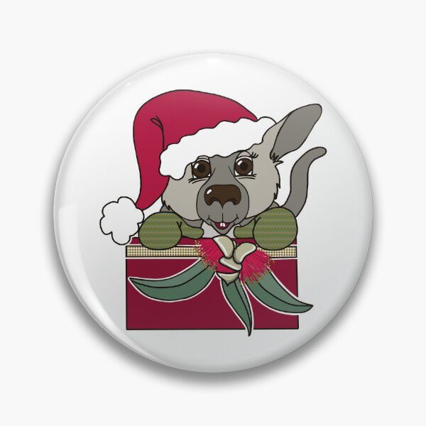 Item preview, "Kangaroo Santa" 1 | Aussie Christmas designed and sold by LiseHoltArt.