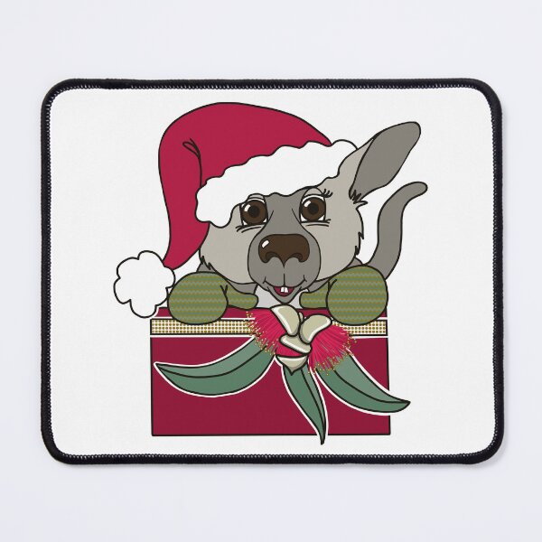 Item preview, "Kangaroo Santa" 1 | Aussie Christmas designed and sold by LiseHoltArt.