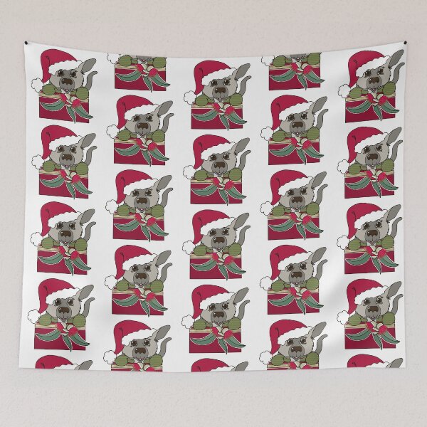 Item preview, "Kangaroo Santa" 1 | Aussie Christmas designed and sold by LiseHoltArt.