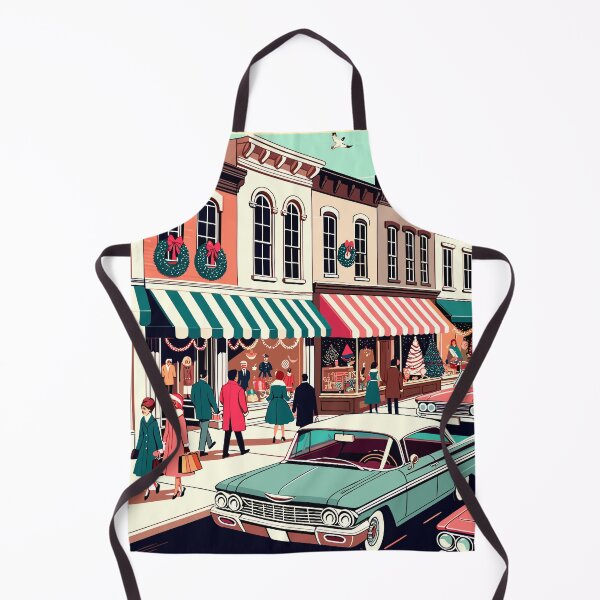 Item preview, Merry christmas 1960vintage celebration illustration designed and sold by Martymcflay.