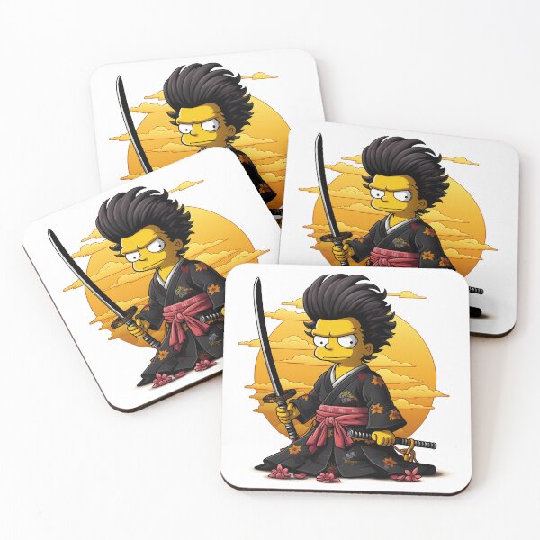 Item preview, Samurai Cartoon Art designed and sold by ai1art.