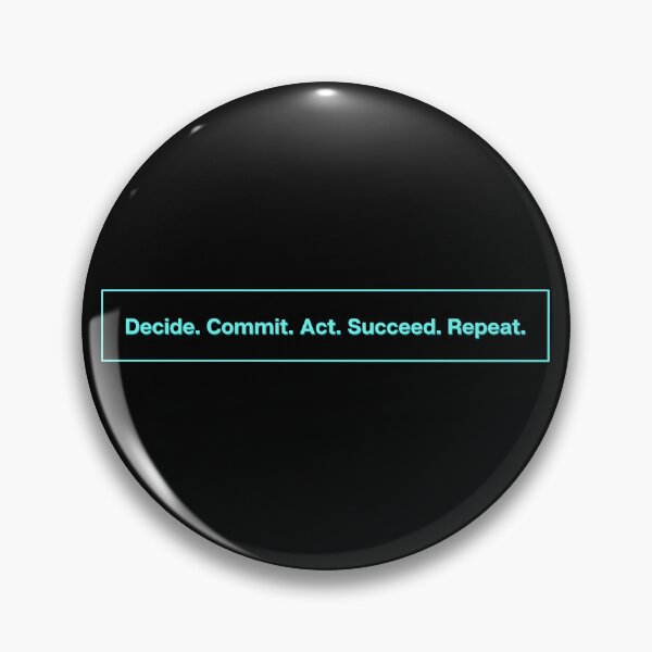 Item preview, Decide commit act succeed repeat motivation quote manifest exam phd coding designed and sold by Morgan T Park.