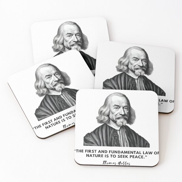 Item preview, Seek peace with Thomas Hobbes designed and sold by CachoGlorious.