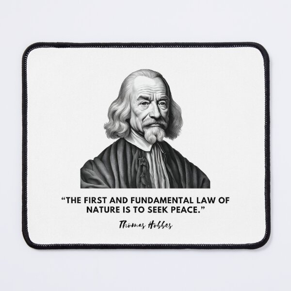 Item preview, Seek peace with Thomas Hobbes designed and sold by CachoGlorious.