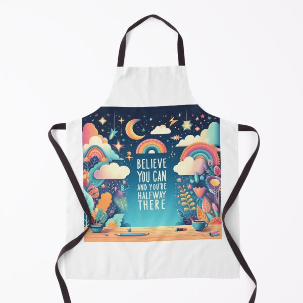 Item preview, Personalized products with text: Belive You Can and You're Halfway There (Clouds) designed and sold by ShoppingKazkar.