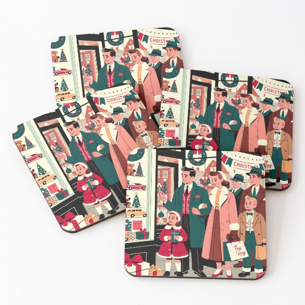 Item preview, vintage illustration 1950 toy store fifties retro nostalgie designed and sold by Martymcflay.