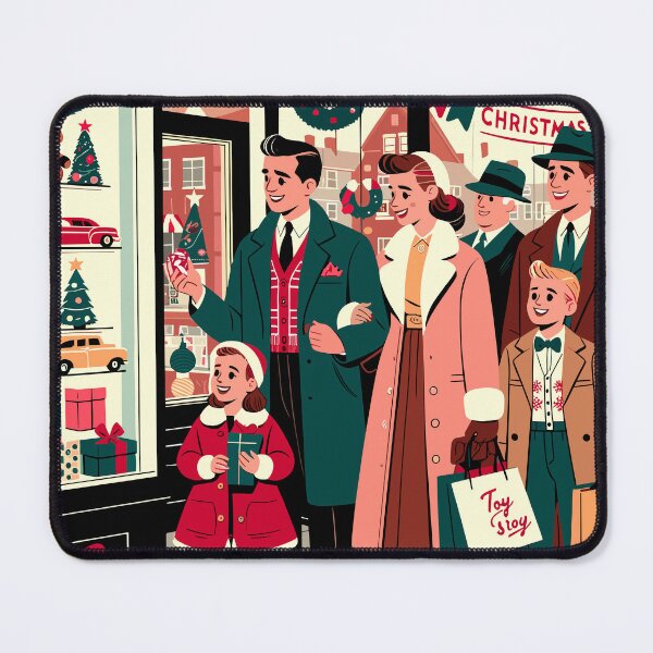 Item preview, vintage illustration 1950 toy store fifties retro nostalgie designed and sold by Martymcflay.