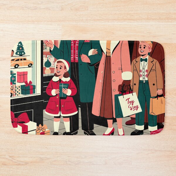 Item preview, vintage illustration 1950 toy store fifties retro nostalgie designed and sold by Martymcflay.