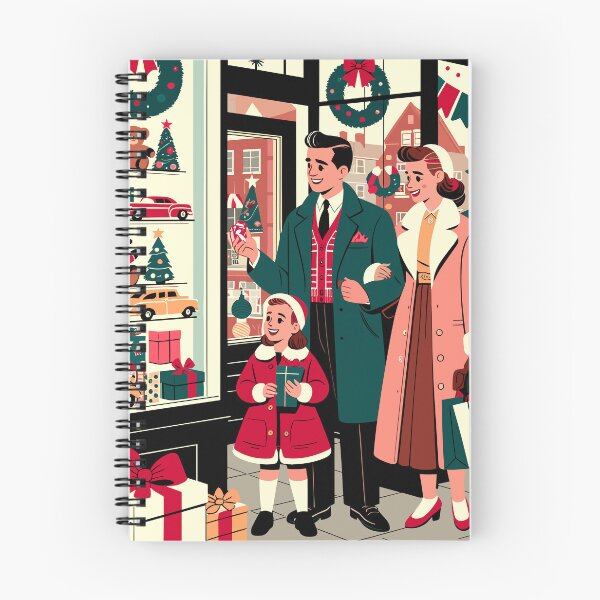 Aperçu de l'œuvre vintage illustration 1950 boutique de jouet fifties retro nostalgie créée et vendue par Martymcflay.