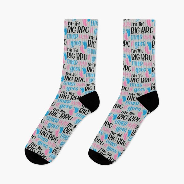 Item preview, Either Way It Goes I'm The Big Bro 2024 Sibling Baby Announcement designed and sold by ArtMeetsPizza.