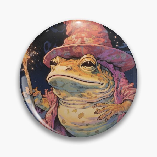 Item preview, Wizard Toad Frog Casting a Spell designed and sold by egneveRArt.
