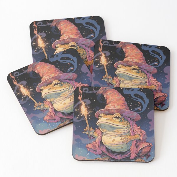 Item preview, Wizard Toad Frog Casting a Spell designed and sold by egneveRArt.