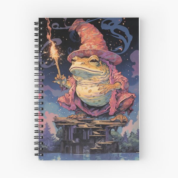 Item preview, Wizard Toad Frog Casting a Spell designed and sold by egneveRArt.